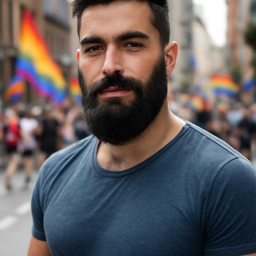 gay barbudo