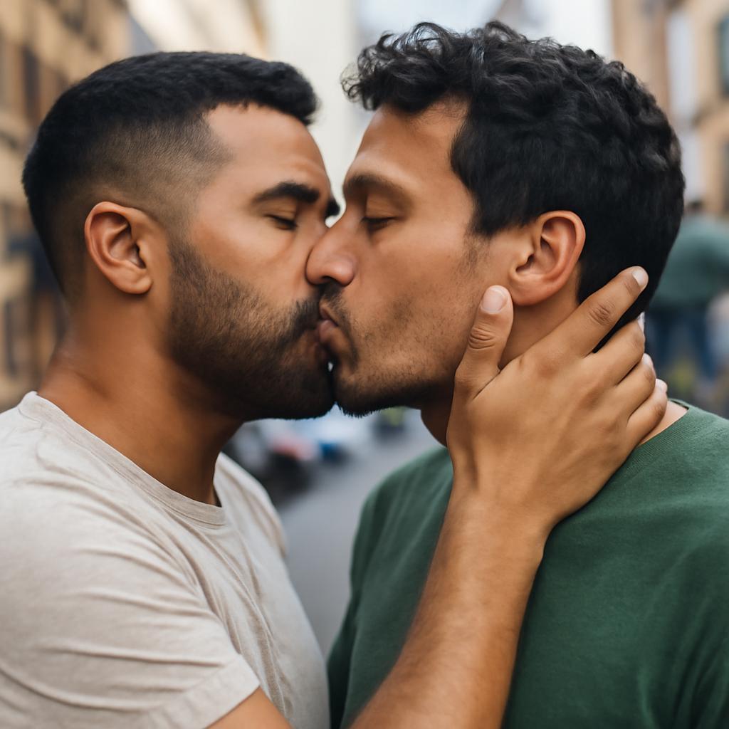 roni e suelen se beijam