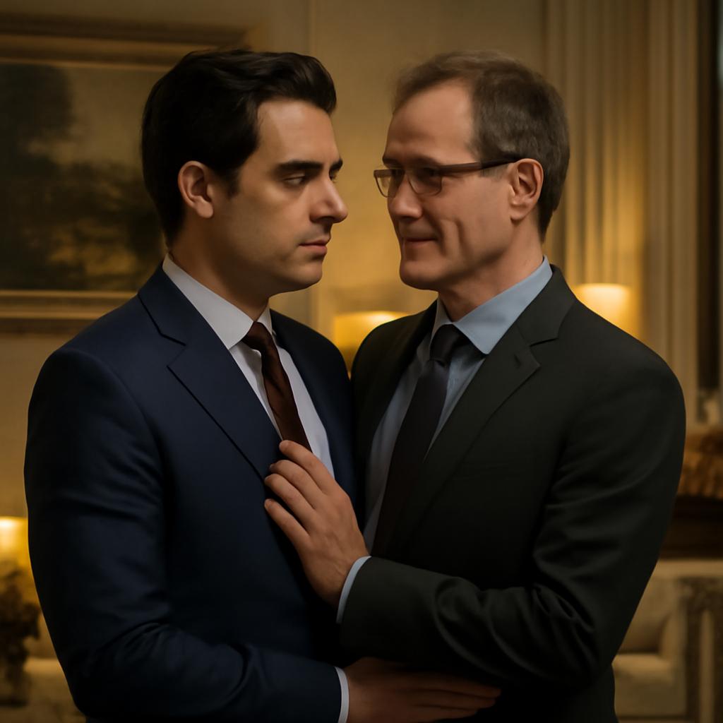 na novela fina estampa quem é o namorado do crô