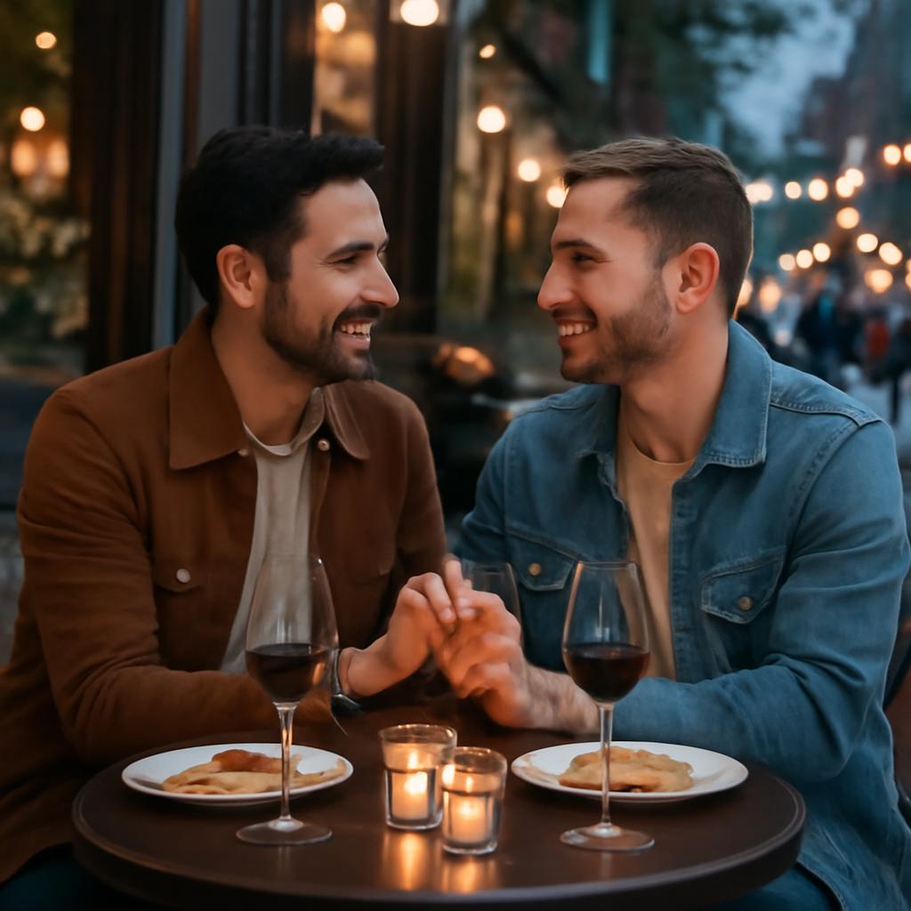 gay men date