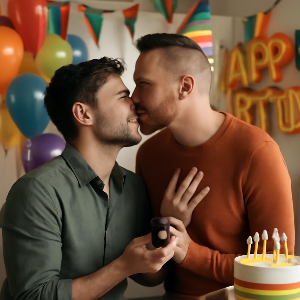 declaração de amor no dia do aniversário