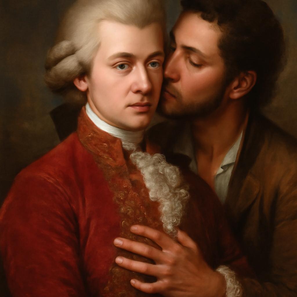 pintura mozart