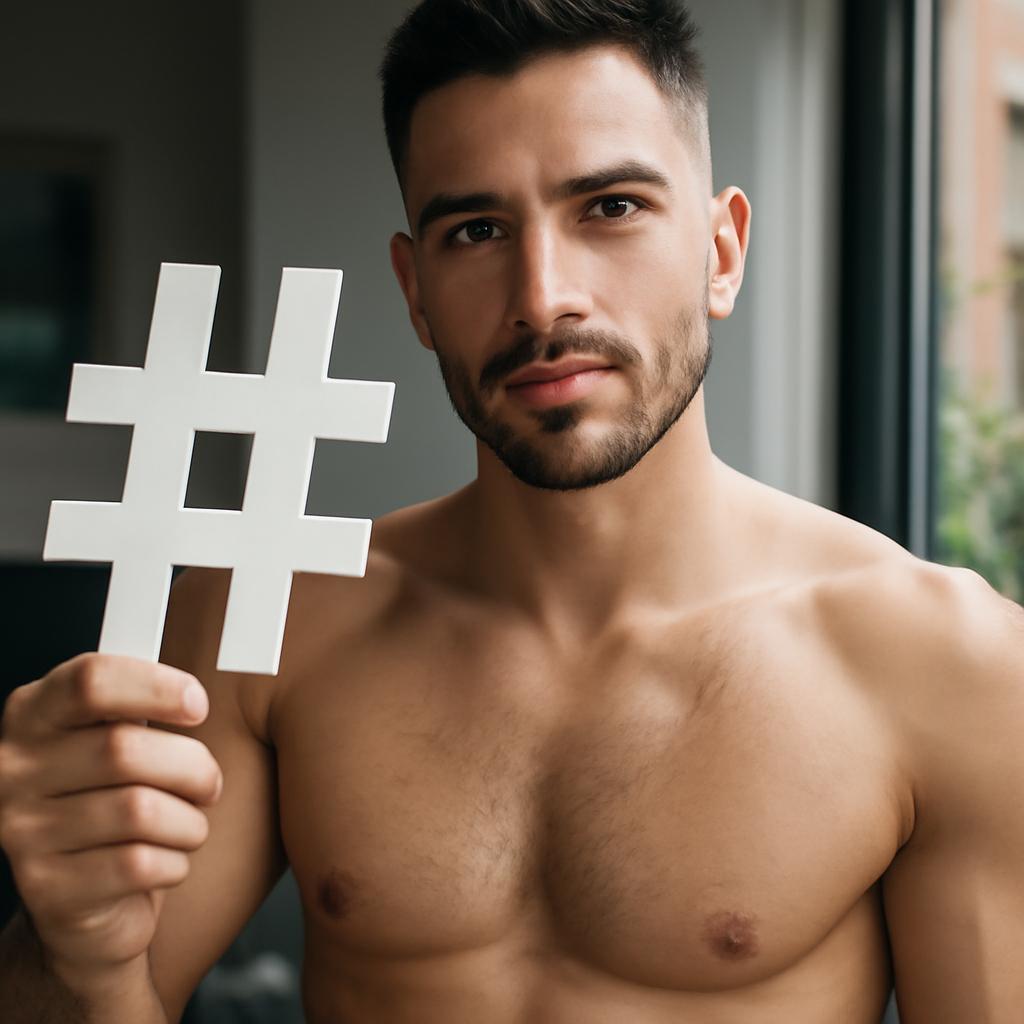 hashtag para fotos masculinas no Instagram