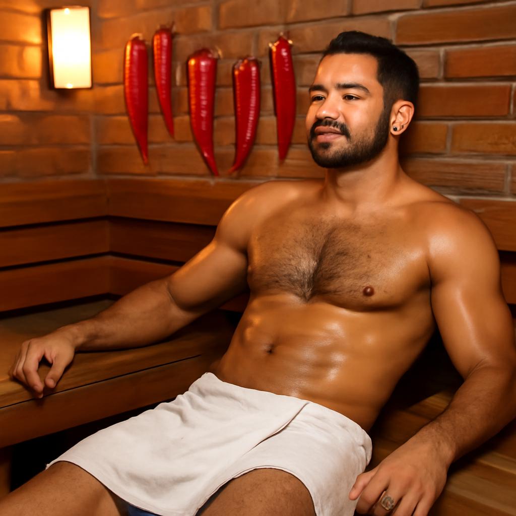 sauna chili peppers