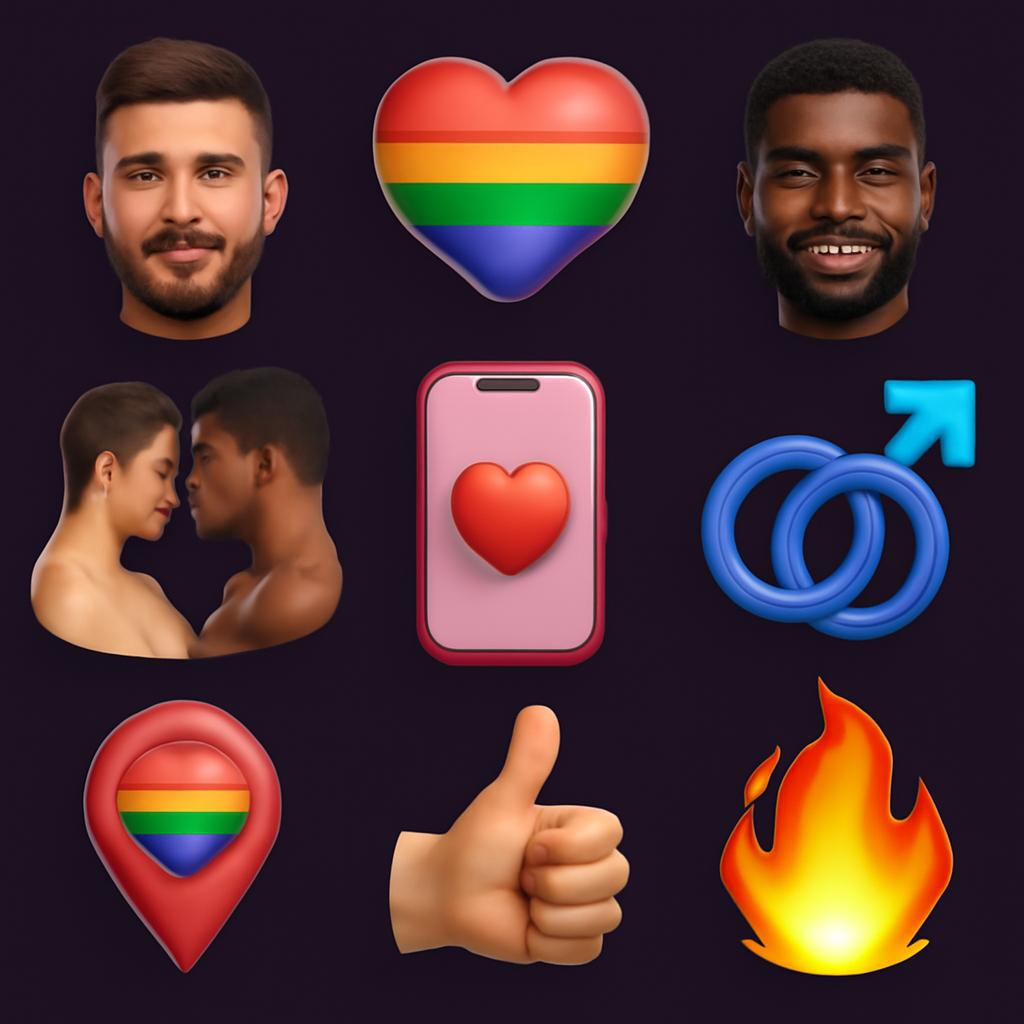 emojis para app namoro