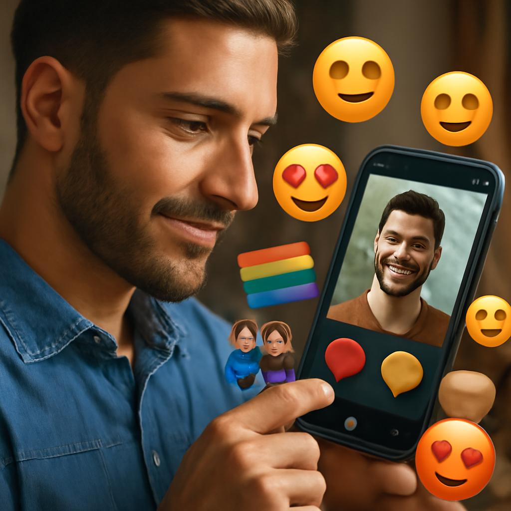 app namoro emoticons