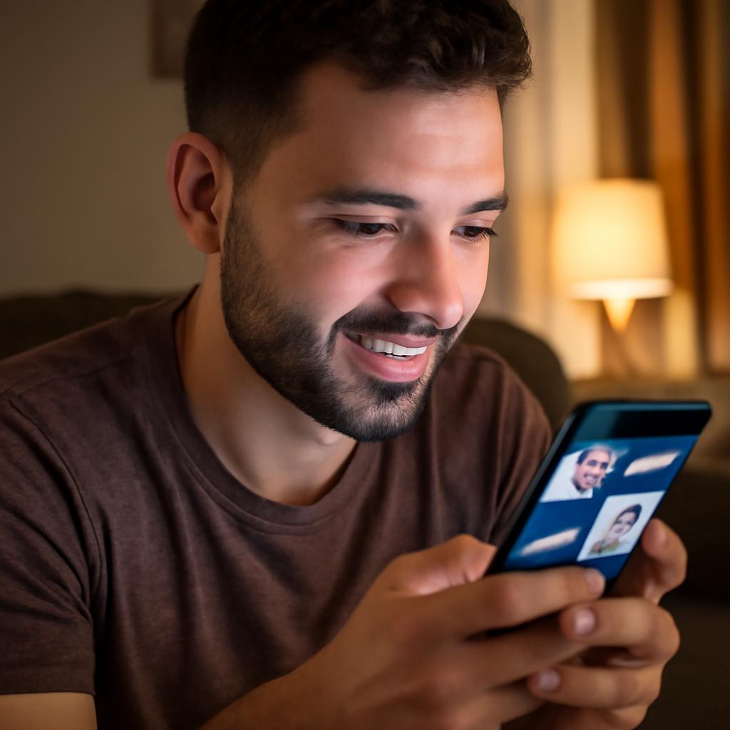 troca de mensagens online