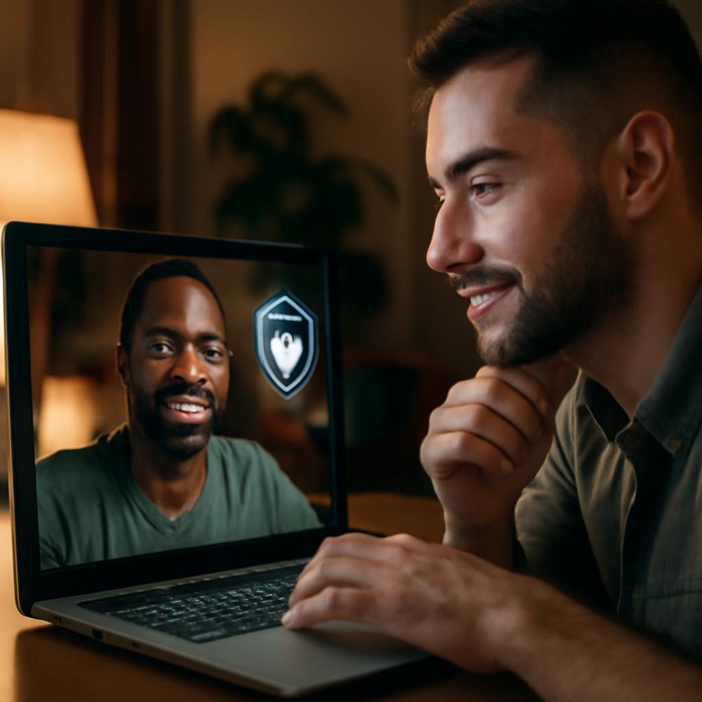 relacionamento virtual seguro