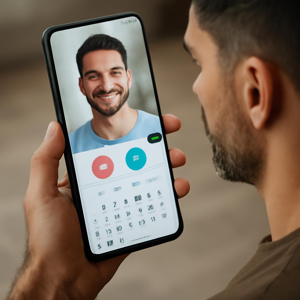 app namoro com integração com calendário