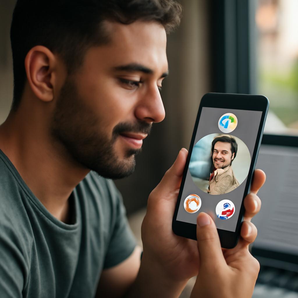 app namoro com integração com email