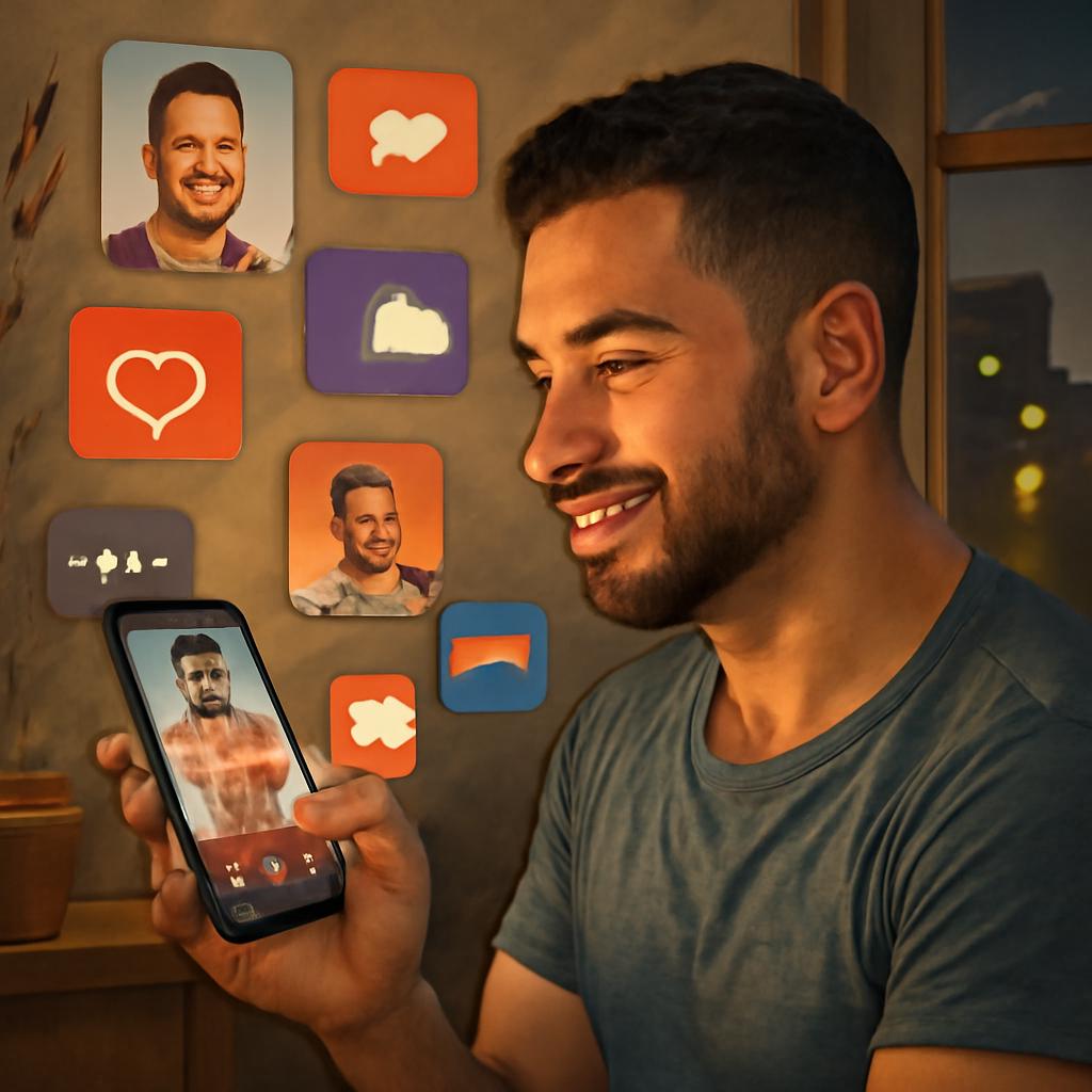 redes sociais para paquera