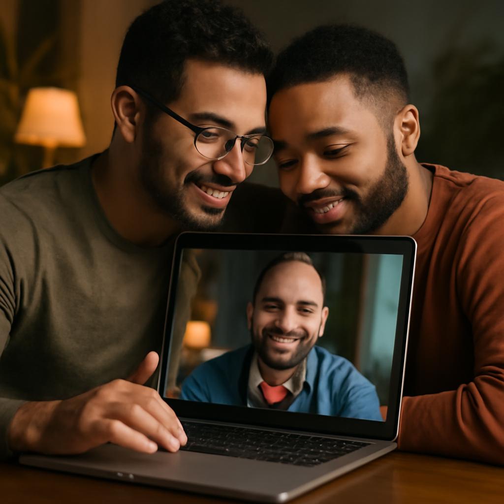conexão amorosa virtual