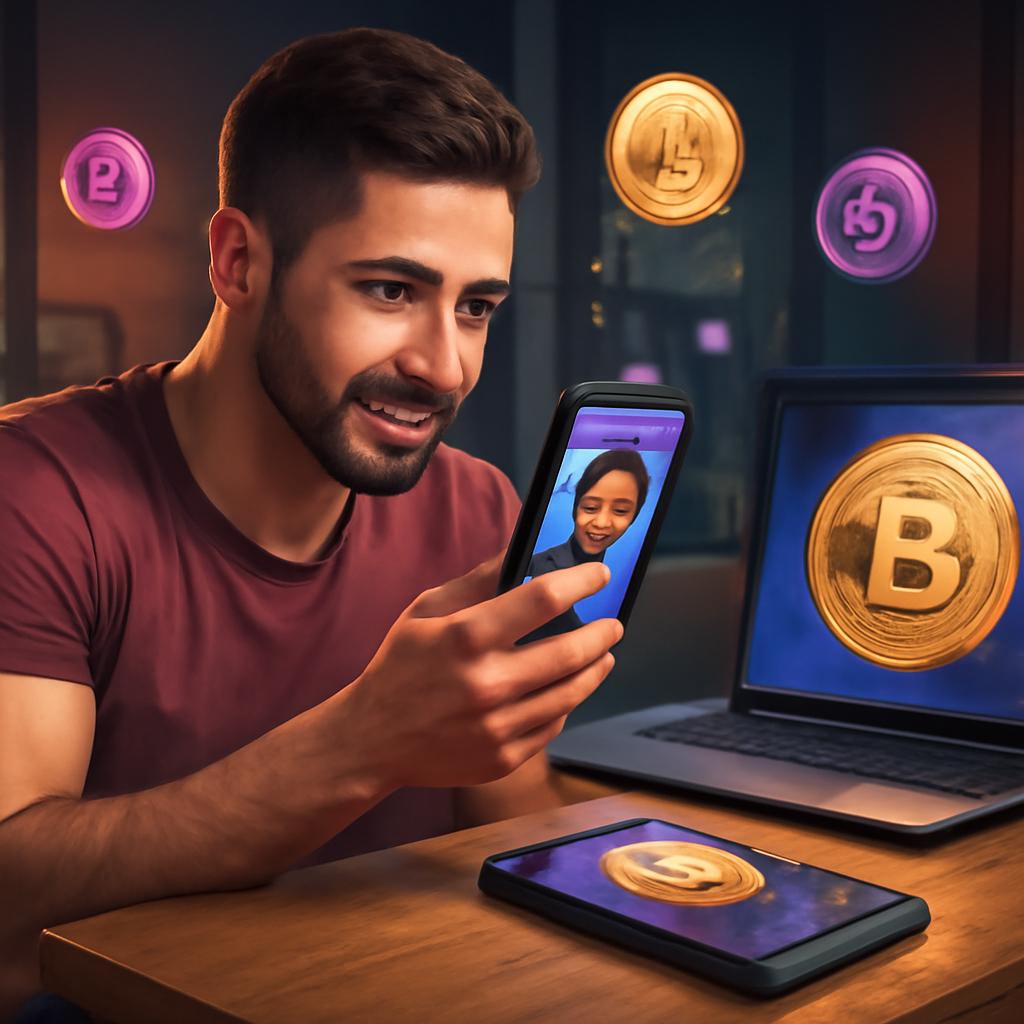 apps para namoro com integração com criptomoedas