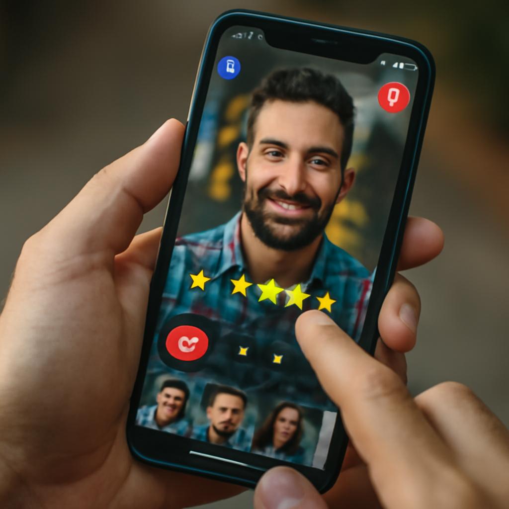 app para namoro com avaliação