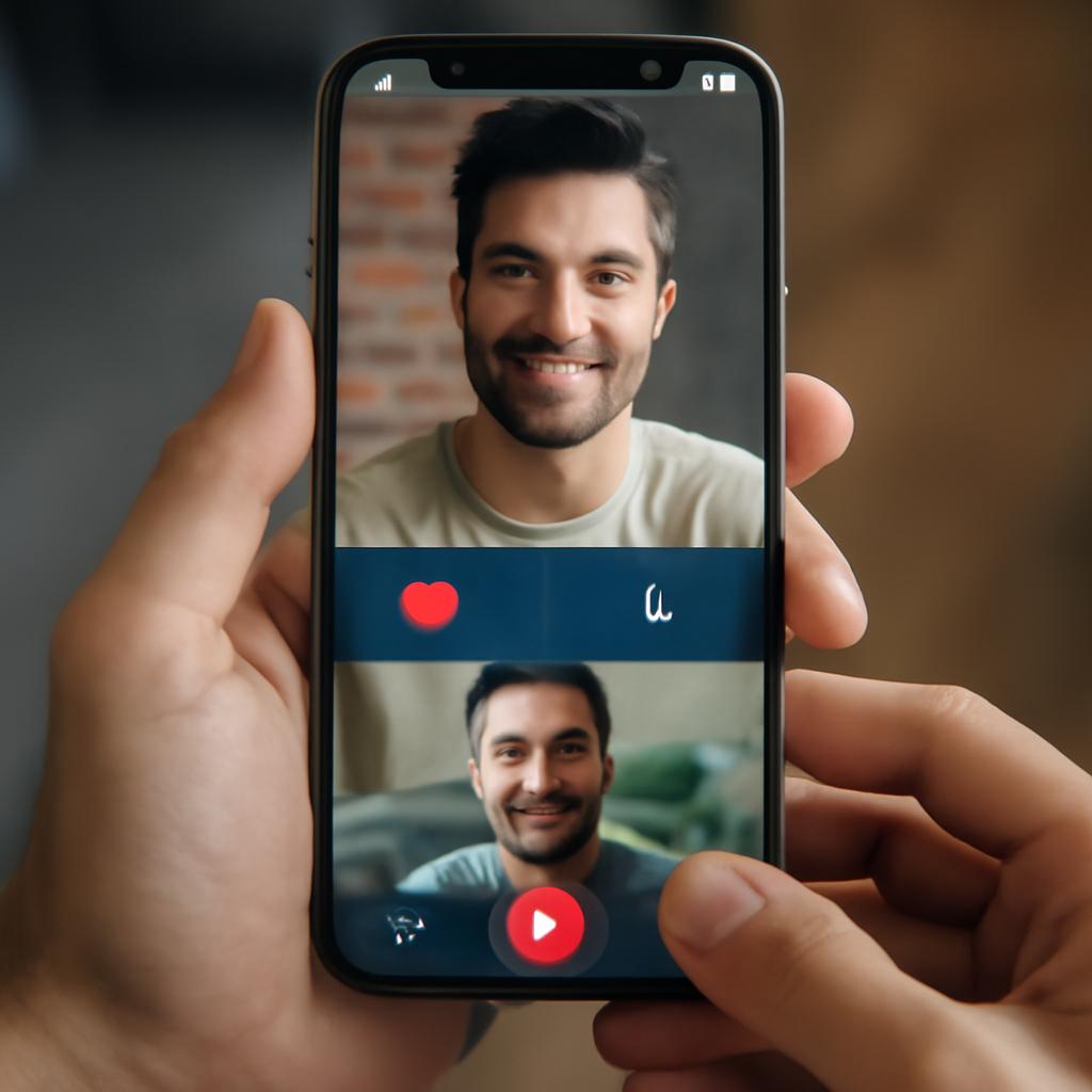 app para namoro com suporte por vídeos