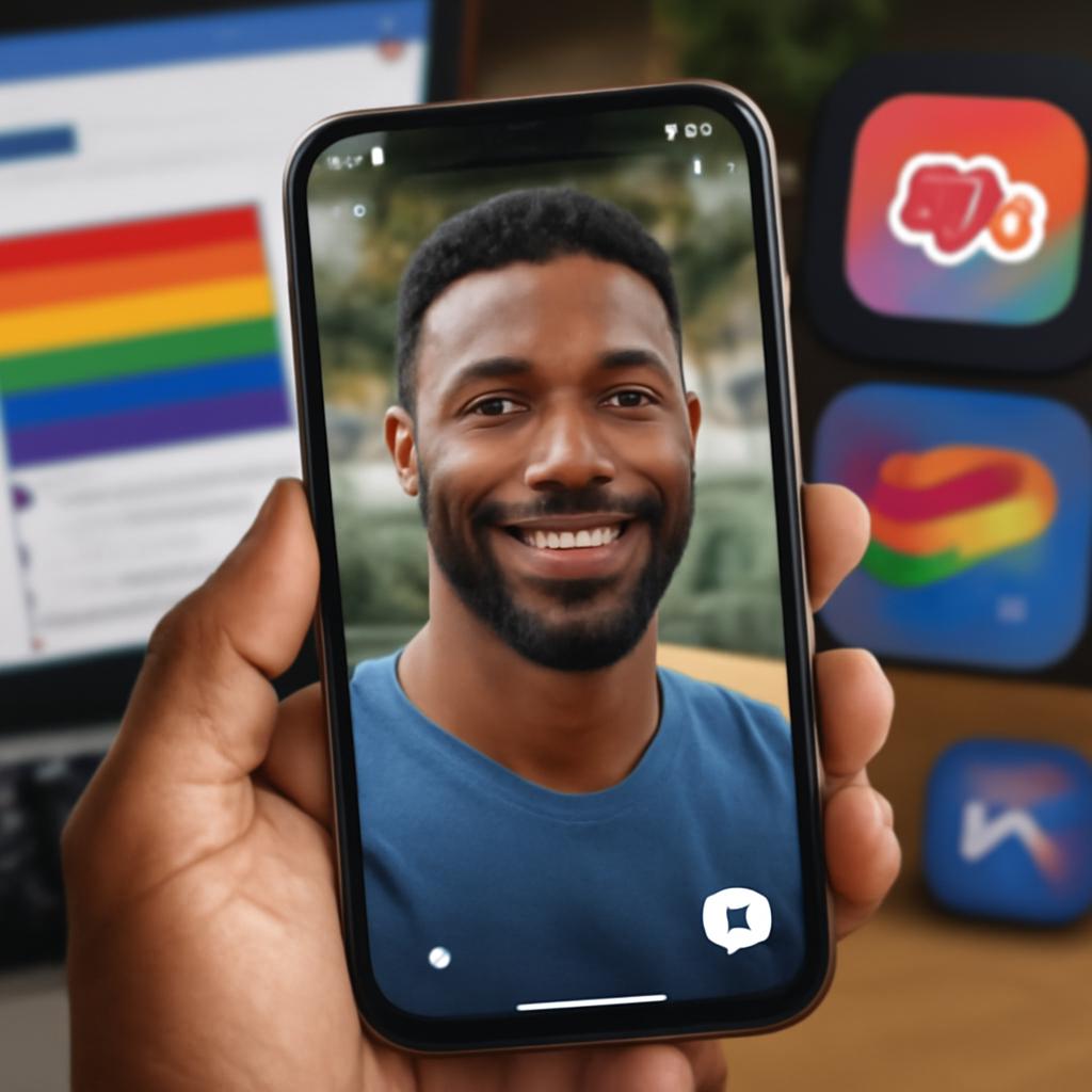 app para namoro com suporte por redes sociais