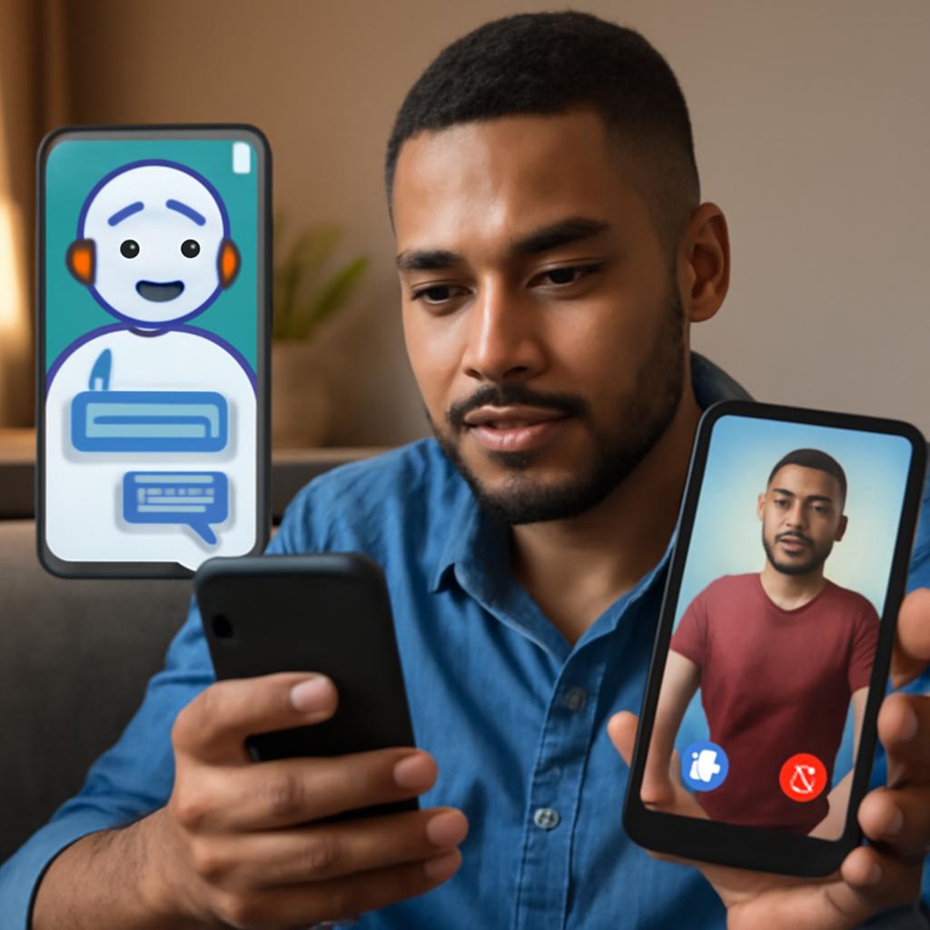 apps para namoro com suporte por chatbot