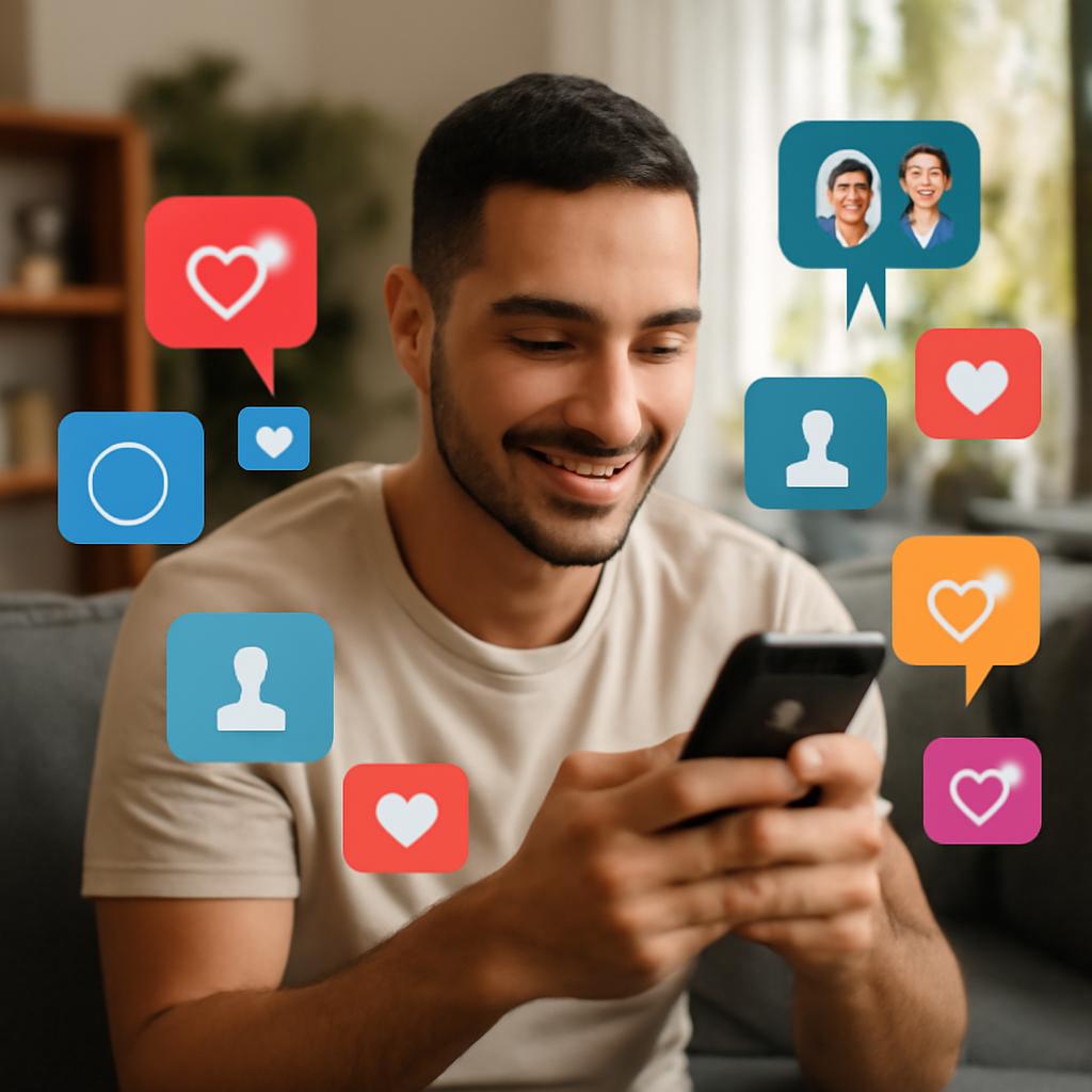 redes sociais para relacionamento