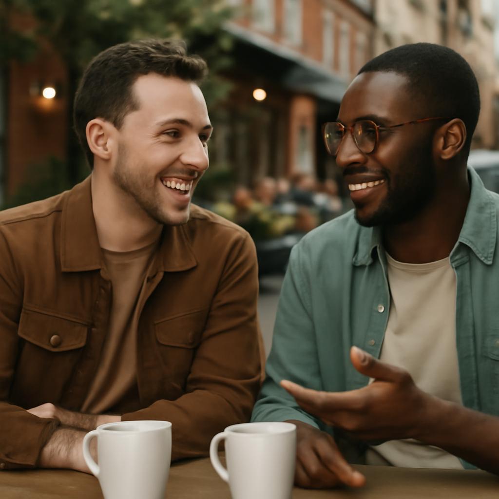 friend chatting