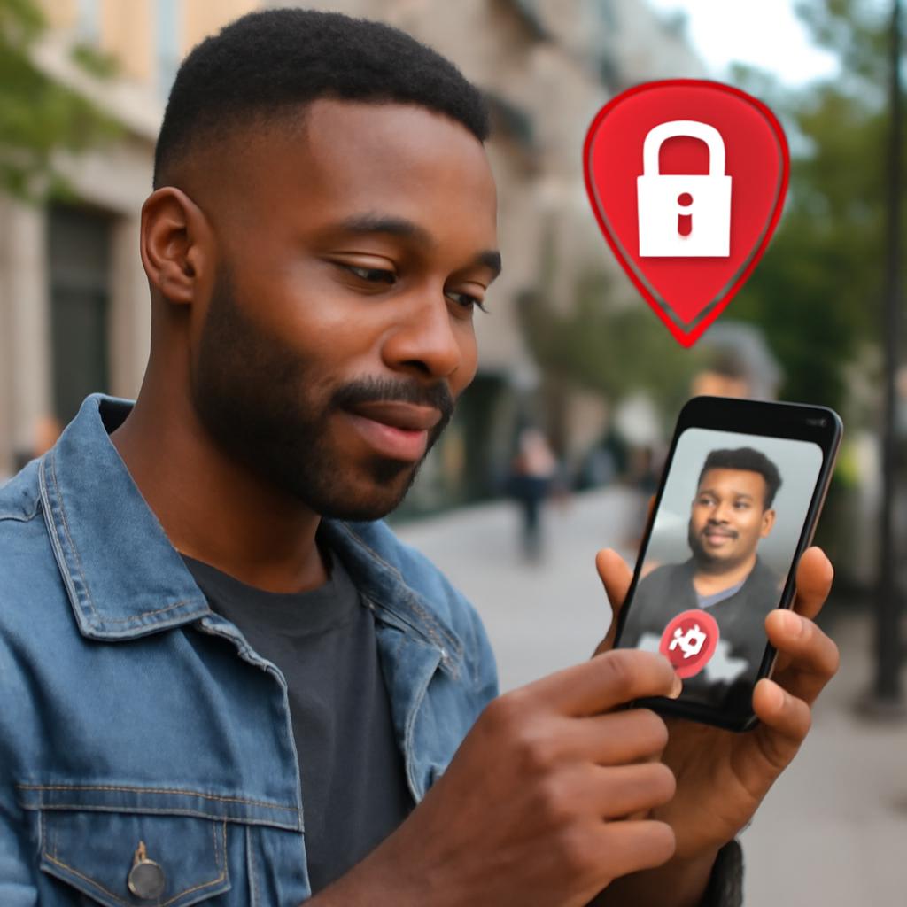 app namoro com localização segura