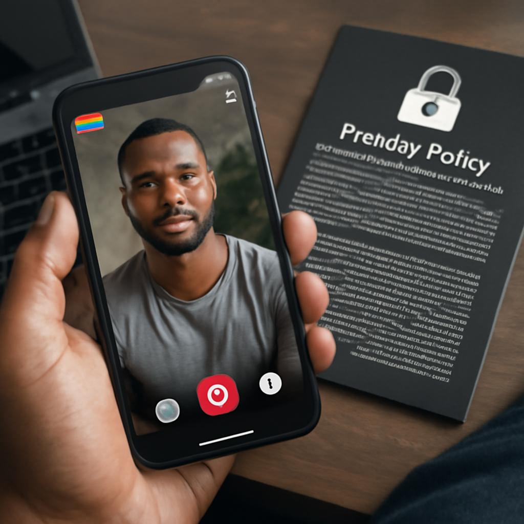 app namoro com políticas de privacidade