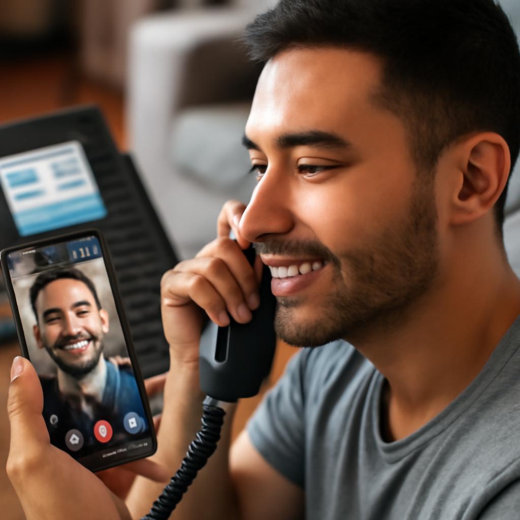 app namoro com integração com sistemas de telefonia IP