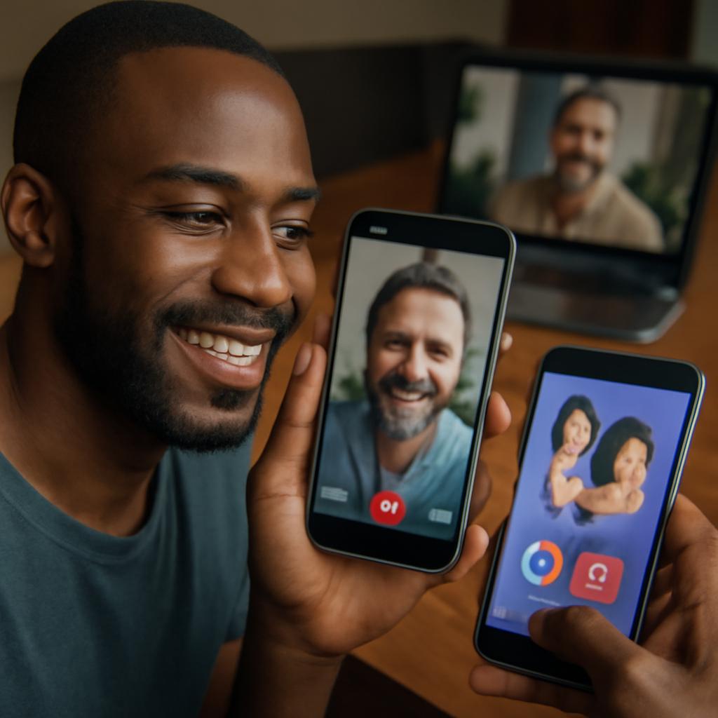 apps para relacionamento com suporte por vídeos