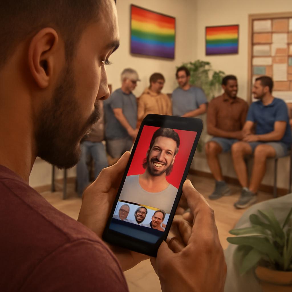 app para namoro com suporte comunitário