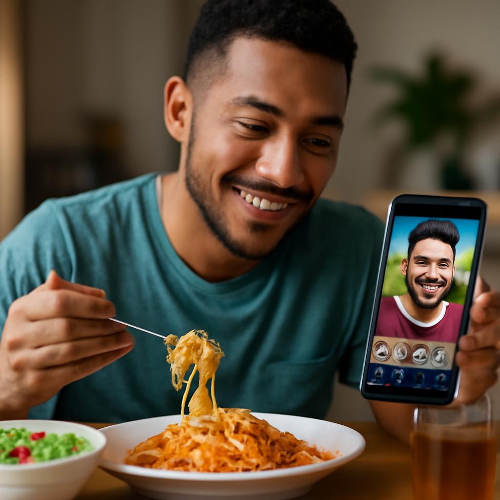 apps para namoro com alimentação