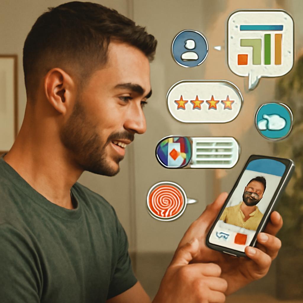 app namoro integração com sistemas de feedback