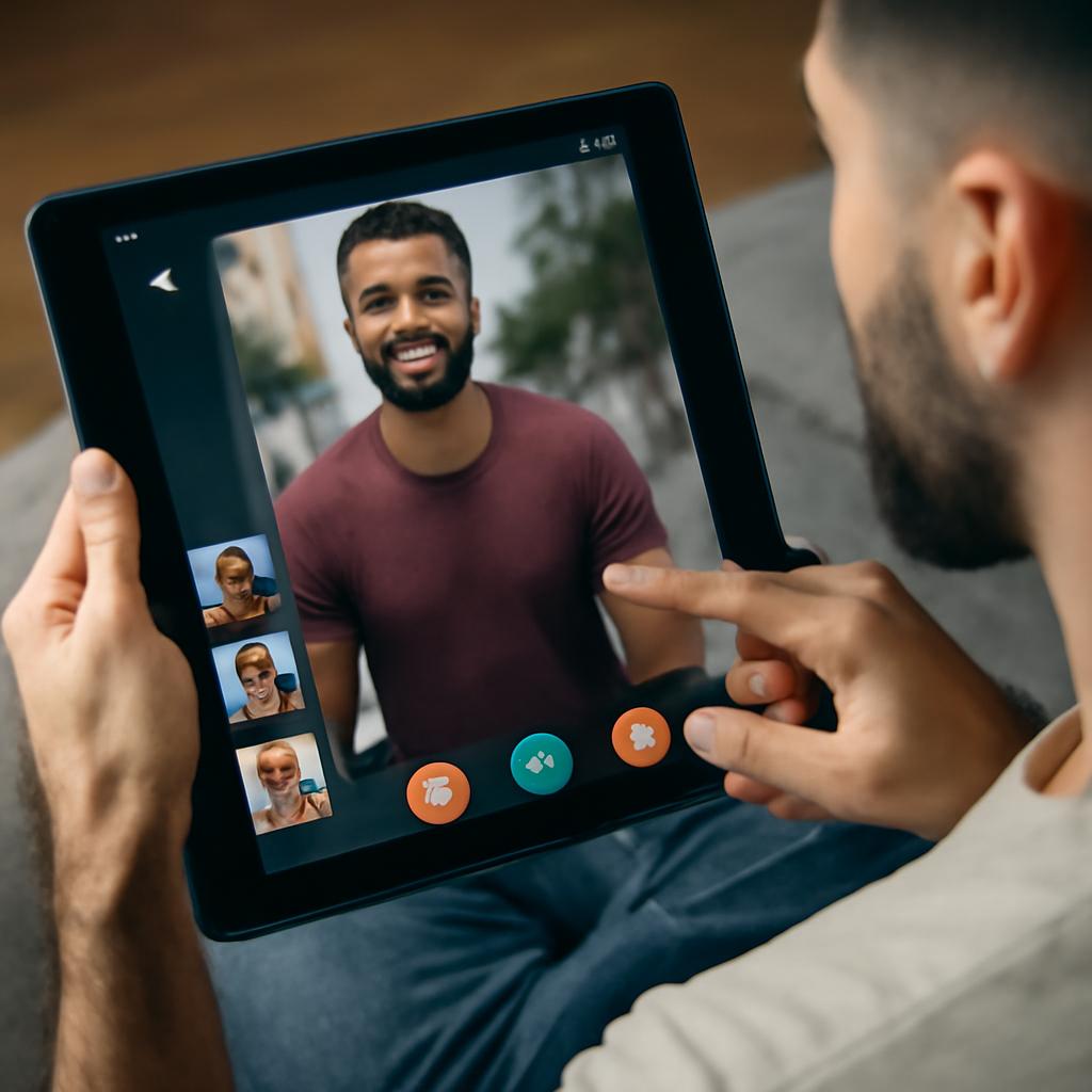 app namoro com versões para tablets