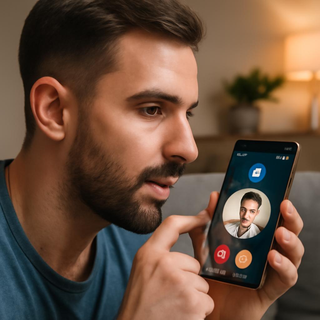 app namoro confiável com sistema de voz