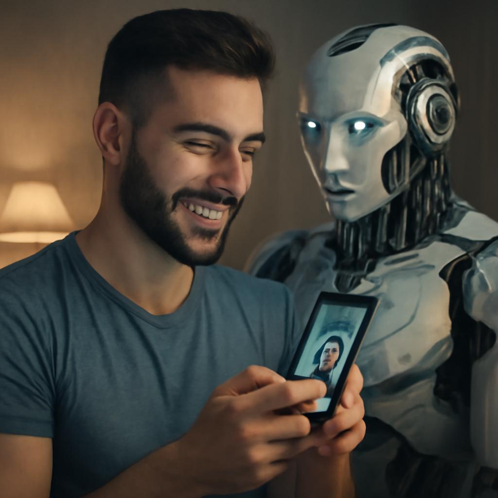 app namoro confiável com sistema de robótica