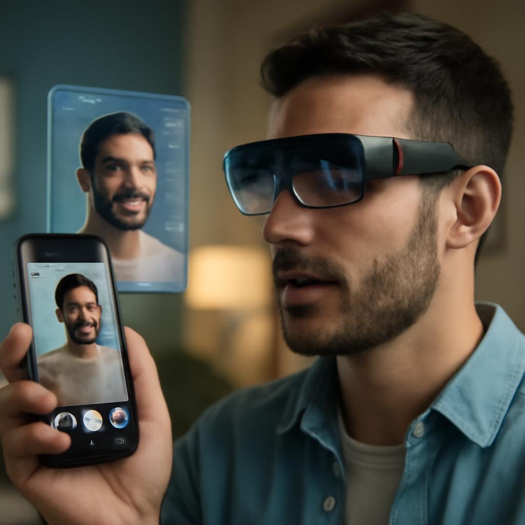 app namoro confiável com sistema de realidade aumentada