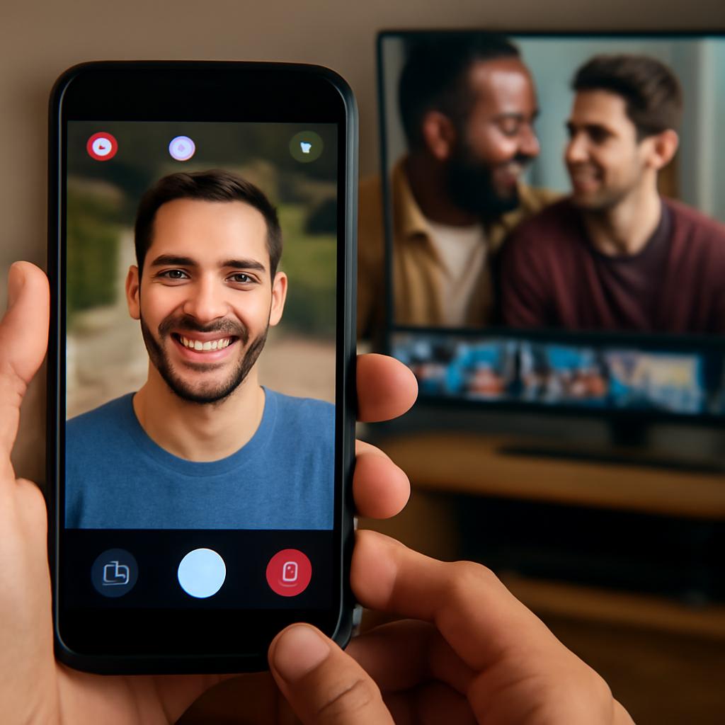 app para namoro com integração com streaming