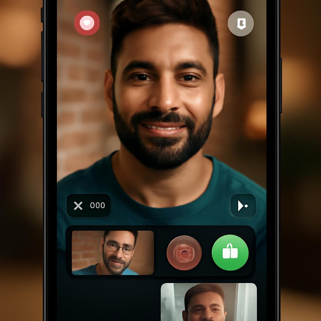 app para namoro com recursos audiovisuais