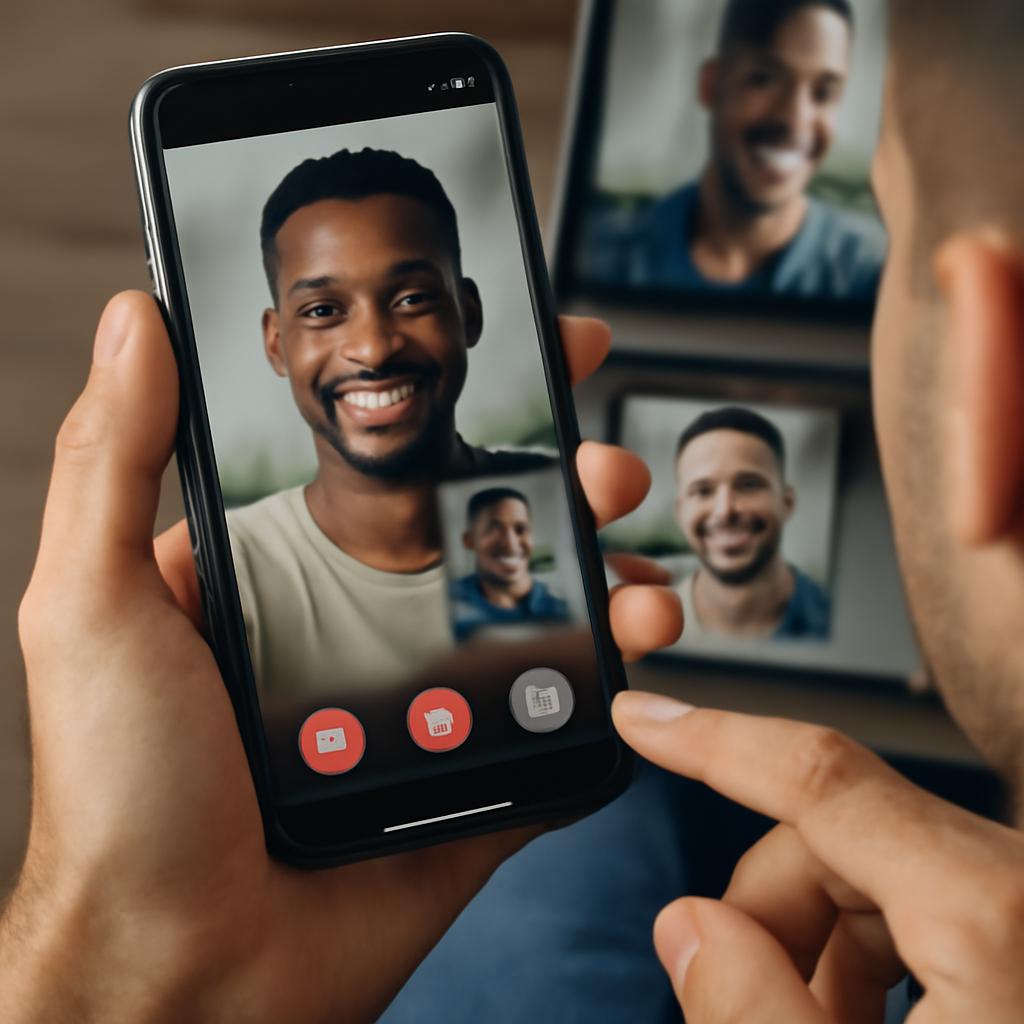 aplicativos para namoro com funcionalidades de áudio e vídeo