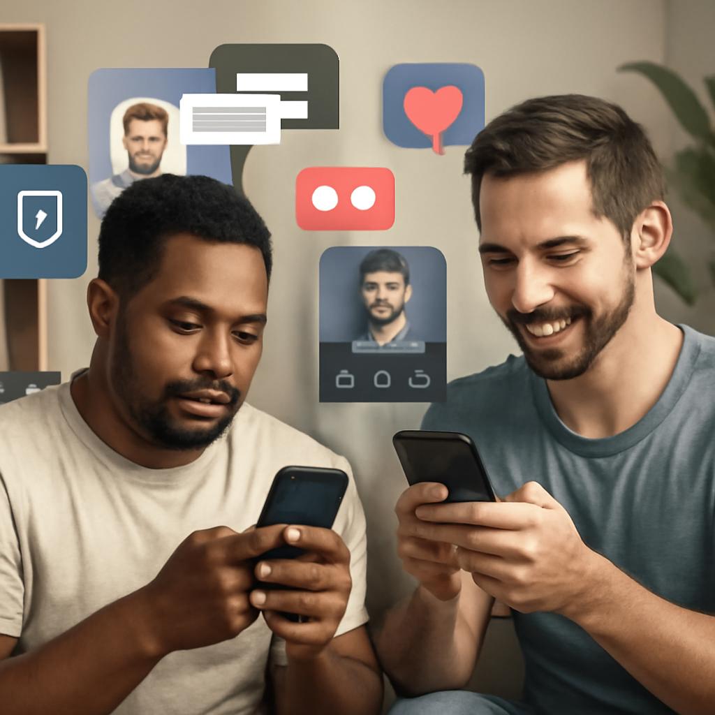 plataformas para socialização e flerte seguros