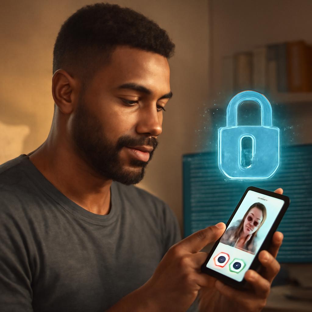 app namoro com segurança de dados