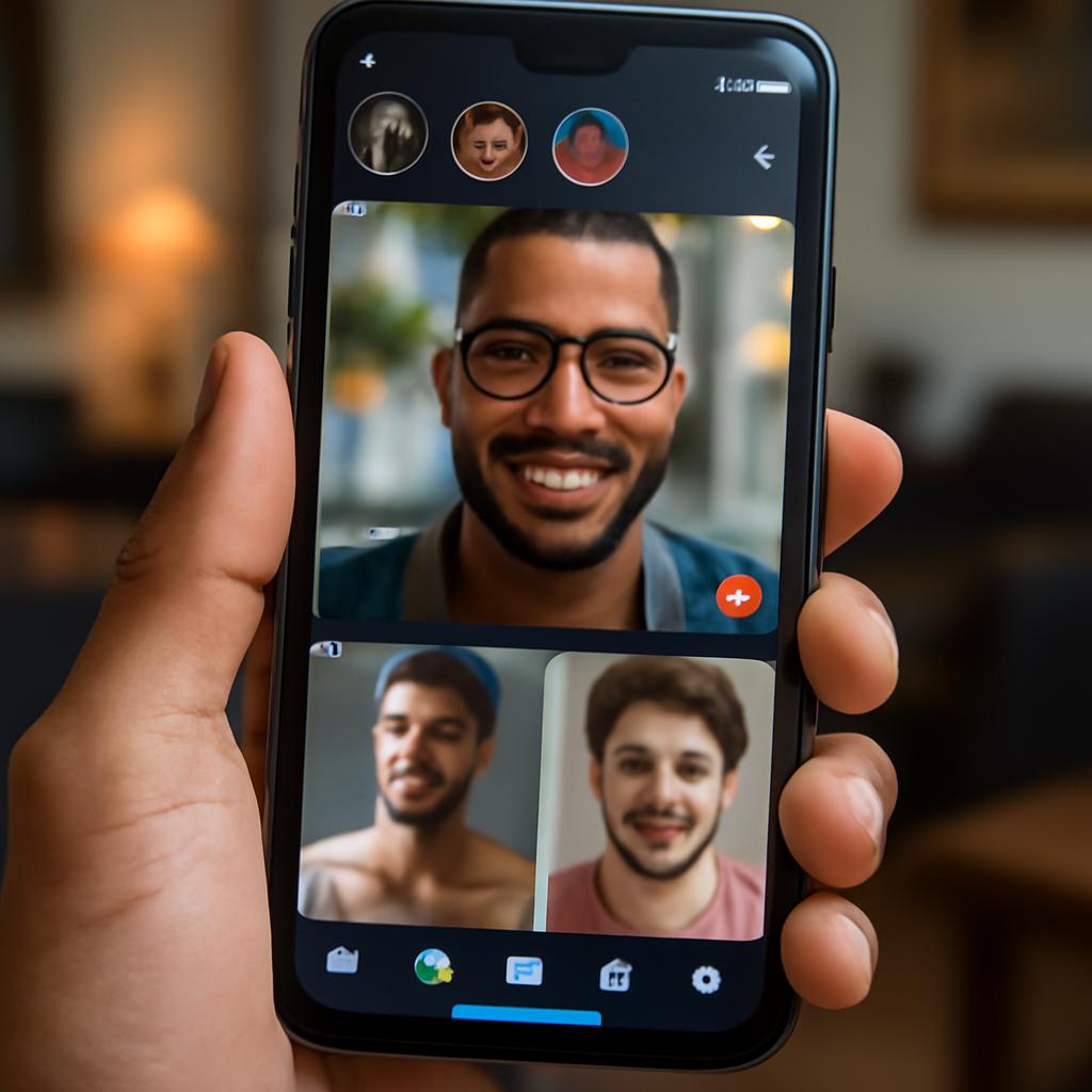 app para namoro com múltiplas contas