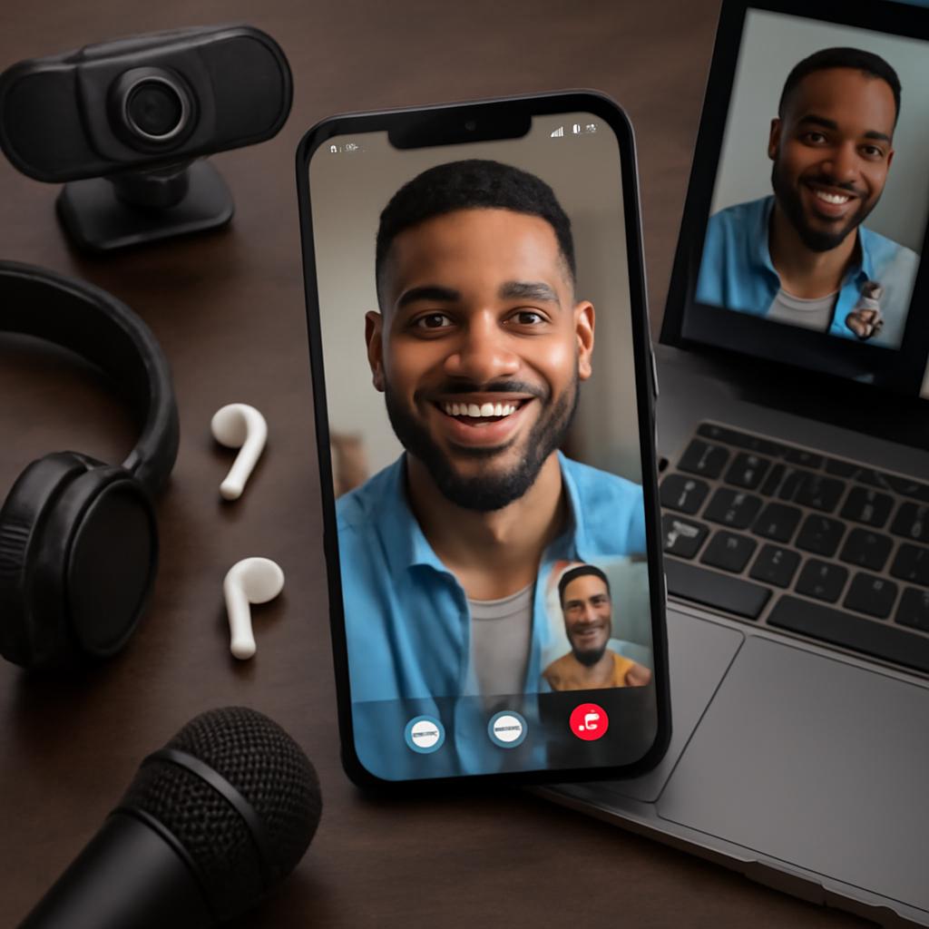 ferramentas para namoro com funcionalidades de áudio e vídeo