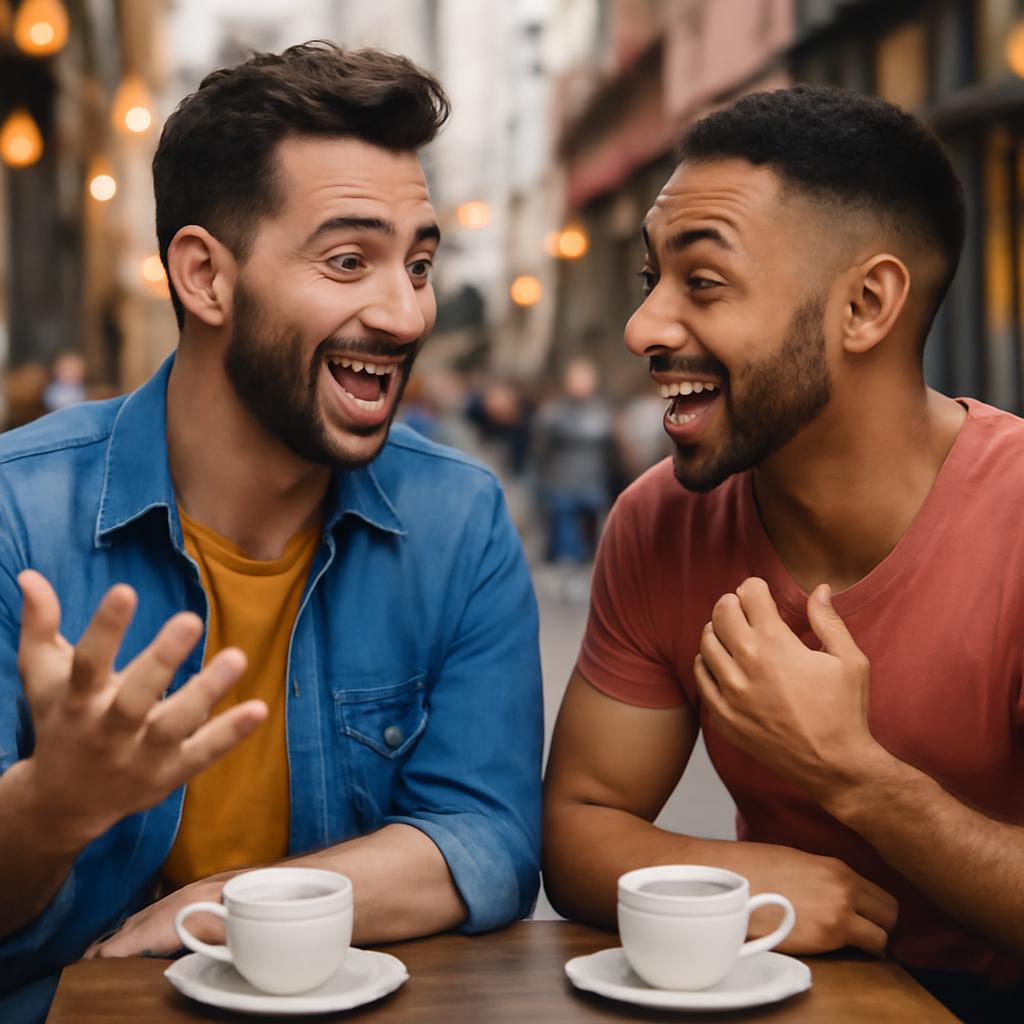 conversa animada
