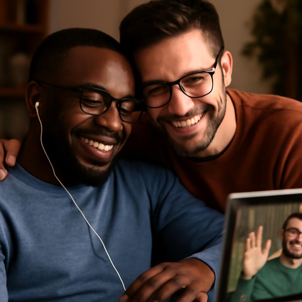 amizade virtual confiável