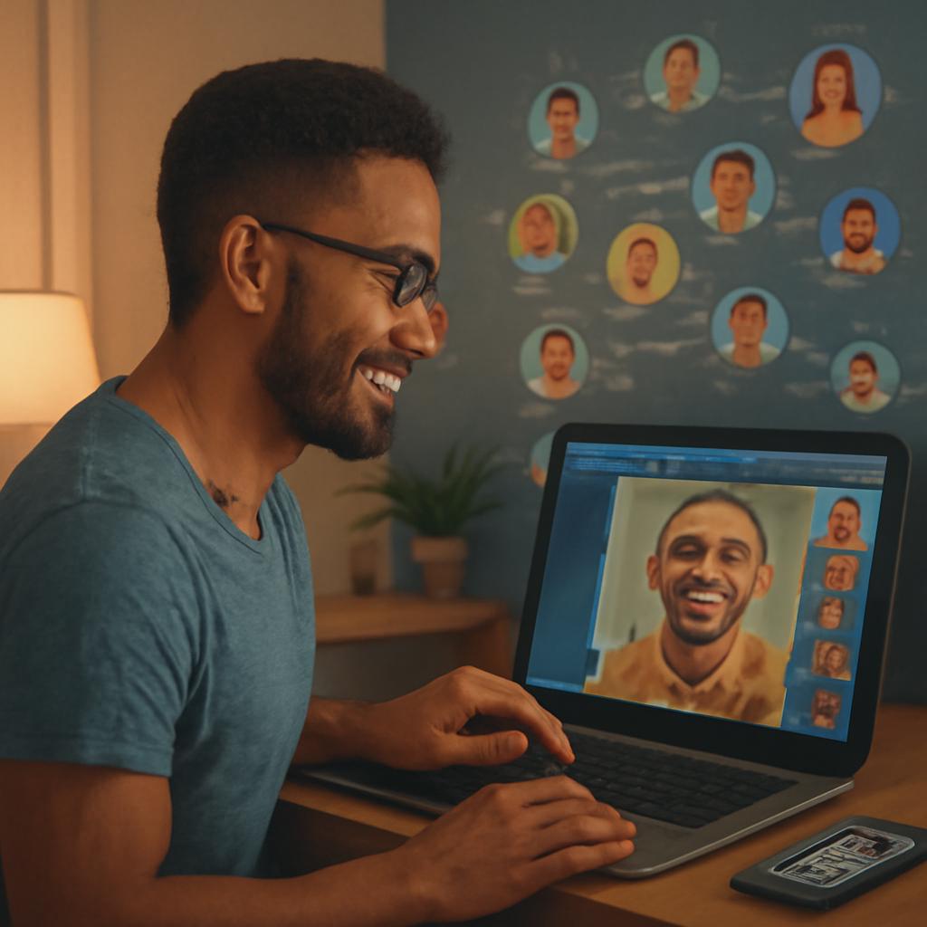 rede para amizades virtuais