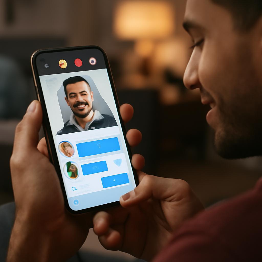 conversa para namoro com sistema de notificações
