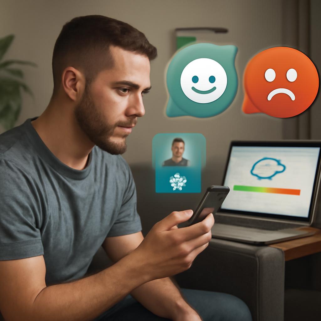 conversa para namoro com sistema de análise de sentimento