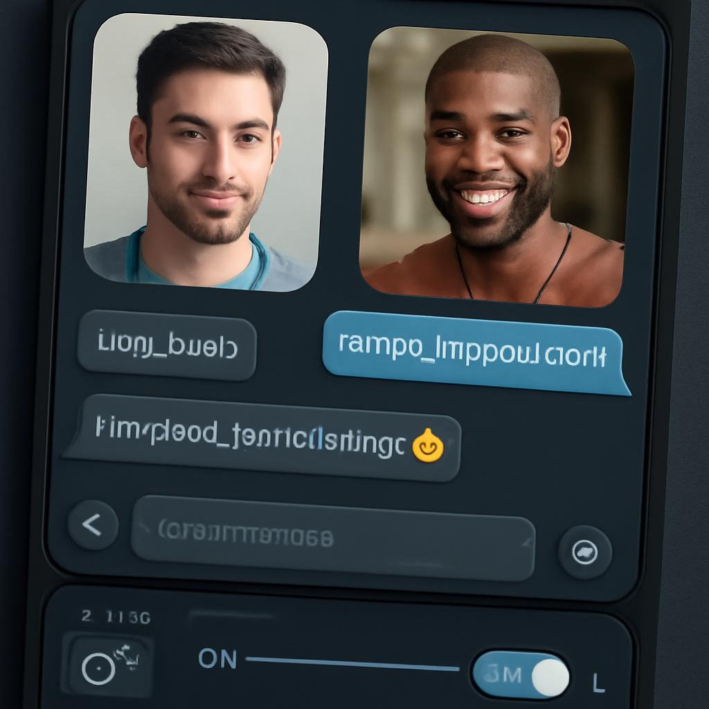 conversa para namoro com sistema de funcionalidades para filtro