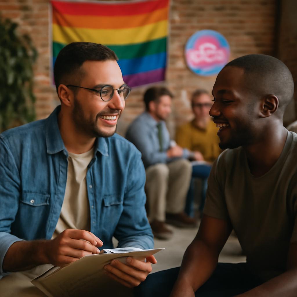 conversa para namoro com sistema de suporte comunitário