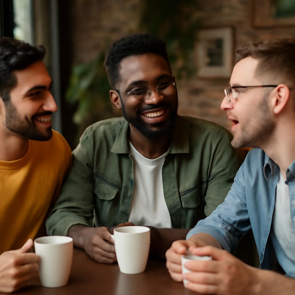conversar com amigos