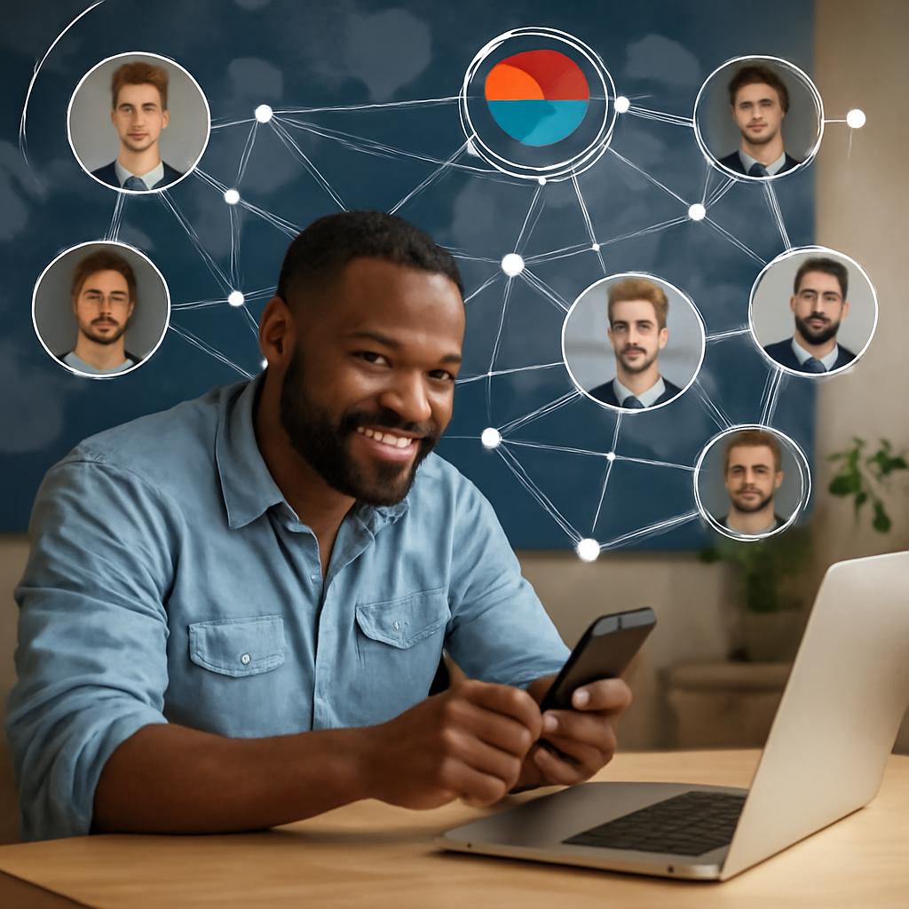 rede para relacionamento com suporte